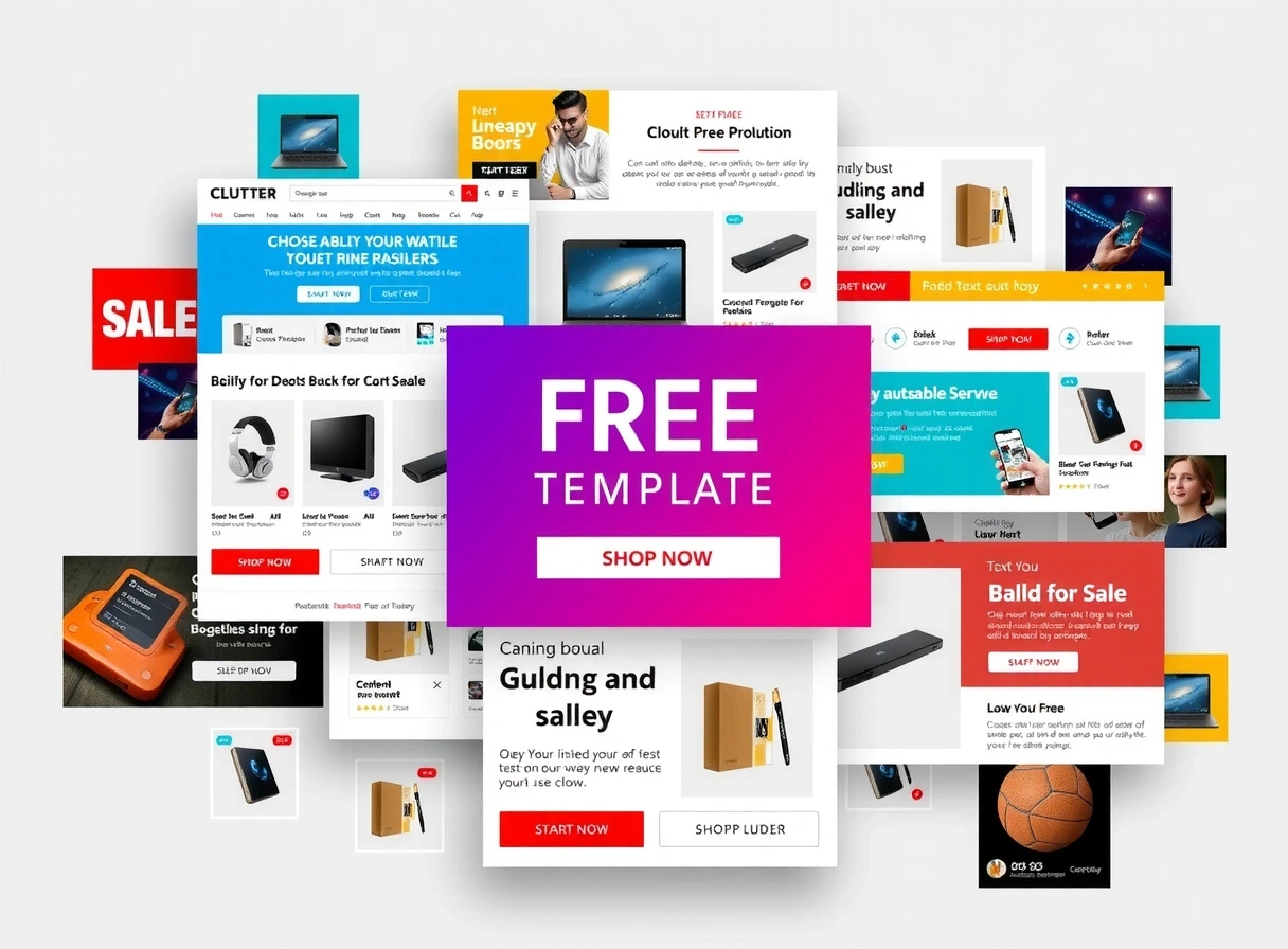 Before: Template Clutter